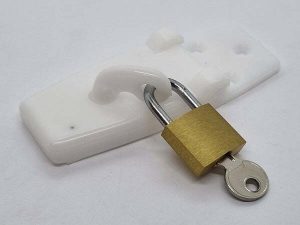 Alternative view of Gas Bottle Locker Catch & Padlock