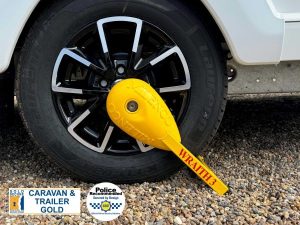 Milenco Wraith 3 Caravan Wheel Lock Clamp